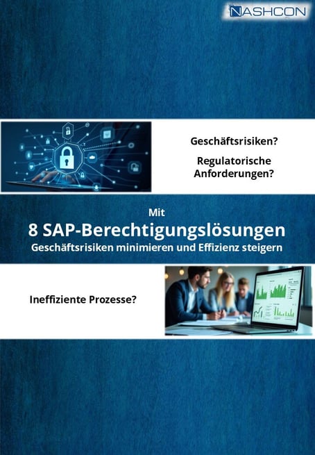 Titelseite Checkliste 8 SAP-Berechtigungslösungen